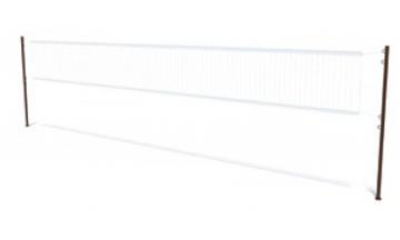 Воллейбольные стойки с сеткой СО-012 фото